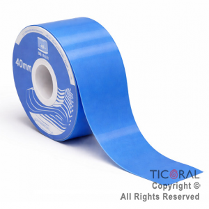 CINTA LISA 40 MM X 25 MTS AZUL